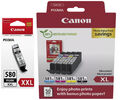 5 Canon Druckerpatronen Tinte PGI-580 XL PGBK / CLI-581 XL BK/C/M/Y