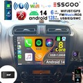 DAB+CAM 6+128G Android 14 Autoradio CarPlay Für Mitsubishi Mirage Space Star GPS