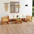 Akazie Massivholz Gartenmöbel Sofa Sitzgruppe Lounge mehrere Auswahl vidaXL