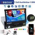 7" 2+64G Autoradio 1 DIN Apple Carplay Android Auto Bluetooth Mit Bildschirm Kam