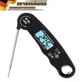 Faltbares Küchenthermometer digital wasserdicht magnetisch mit LCD-Display