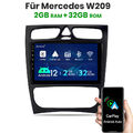 Android 12 Autoradio Für Mercedes Benz CLK W209 C-Klasse W203 GPS Navi WIFI DAB+