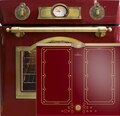 Herd Set Kaiser  Einbau Backofen Eh 6355 Rot +Induktions-Kochfeld 60 cm