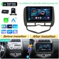 DAB+ 4+64G Android 14 AutoRadio Carplay GPS Nav Kam für Honda Jazz Fit 2001-2008
