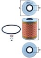 KNECHT Ölfilter OX 187D für BMW WIESMANN