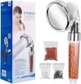 Hoch Filtration Duschkopf, Duschbrause Wassersparend mit Ionenfilter Kalkfilter