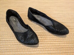 Original TOMS Ballerinas/Slipper/Halbschuhe/Schuhe Damen Leder schwarz Gr. 41