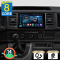 DAB+ 4+64GB Android 14 Autoradio Navi KAM Für VW T6 Transporter Multivan 2016-21