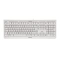 CHERRY Tastatur KC 1000 weiß hellgrau Office Business Keyboard USB # JK-0800DE-0