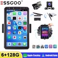 6+128g Android 14 Carplay DVR+ Autoradio GPS Navi 1 DIN 360° Drehbar Bildschirm