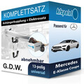 G.D.W. Anhängekupplung abnehmbar und E-Satz für Mercedes E-Klasse Coupe 03.2017-