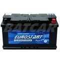 Autobatterie-Starterbatterie EUROSTART 12V 90Ah 740A/EN ersetzt 80Ah 92Ah 95Ah