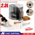 2.3L Automatischer Futterspender Katze/Hunde Wasserspender Futterautomat 2-in-1