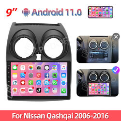 9Android 13 Autoradio GPS Navi WIF RDS DAB+ Für Nissan Qashqai 1 J10 2006-2013