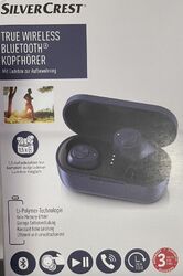 SILVERCREST® In Ear Kopfhörer Bluetooth® True Wireless Mit Ladebox Neu Ovp