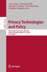 Privacy Technologies and Policy Luís Antunes