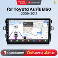4+64GB Android 13 Autoradio Carplay 4G-LTE GPS Navi Für Toyota Auris E150 06-12
