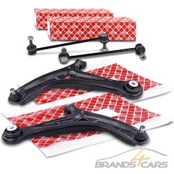 FEBI BILSTEIN 2x QUERLENKER + 2x KOPPELSTANGE VORNE FÜR FORD FIESTA 6Erstausrüster-Qualität | Schneller Versand ab Lager