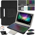 Bluetooth QWERTZ Tastatur Hülle Für Samsung Galaxy Tab A9+ A8 S9 FE S8 S7 S6Lite