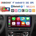 9" Android 13 Carplay Autoradio Für Audi A3 S3 RS3 8P1 8PA 32G GPS NAVI SWC RDS