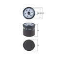 1x Ölfilter KNECHT OC 1253 passend für GMC OPEL VAUXHALL CHEVROLET DAEWOO