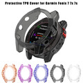 Clear TPU Shell Case for Garmin Fenix 7 Sapphire Solar Fenix 7X 7S Cover Frame