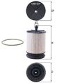 MAHLE ORIGINAL KX569D Kraftstofffilter für TOYOTA
