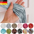 Fadenvorhang Lurex Glitzer Perlen Fadenstore Gardine Türvorhang Insektenschutz