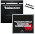 Herdset Siemens Backofen Schnellaufheizung + Glaskeramikkochfeld autark 60 cm