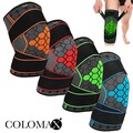 Kniebandage von COLOMAX Hochwertige Klett-Kniebandage Kniestütze Sport Fitness