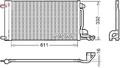Denso DCN02034 Kondensator, Klimaanlage für AUDI SEAT SKODA VW