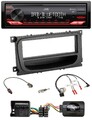 JVC Bluetooth USB DAB Lenkrad Autoradio für Ford C-Max Galaxy Focus ab 07 schwar