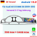 8.8" Für Audi A6 C6 MMI 3G 2009-2012 Carplay Android Autoradio GPS NAVI 4G WIFI