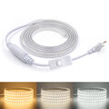 230V LED Stripe Streifen Licht Band Leiste Wasserdicht Innen Außen Lichtschlauch
