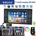 DAB+ Für Ford Transit 2006-2014 Android 15 Autoradio GPS Navi Carplay 4+64GB SWC