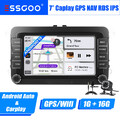 Für VW GOLF 5 Touran Passat Polo Carplay Android 13 7" Autoradio GPS RDS Kam Mik