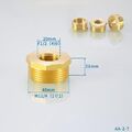 AG auf IG Reduzierung Reduktion Gewindefitting Messing Reduziernippel Fitting