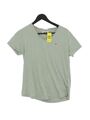 Hilfiger Herren T-Shirt S grün Baumwolle mit Polyester Basic