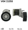 Original SKF Spannrolle Keilrippenriemen VKM 31058 für Audi Seat Skoda VW