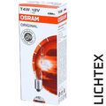 10x T4W OSRAM Original-Line Halogen Signal Innenraum Beleuchtung Lampe 10er Pack