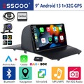 DAB+ WIFI Carplay Autoradio Android 13 GPS KAM Für Ford Fiesta MK6 bj. 2008-2016