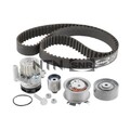 1x Wasserpumpe + Zahnriemensatz SNR KDP457.500 passend für AUDI CHRYSLER FORD