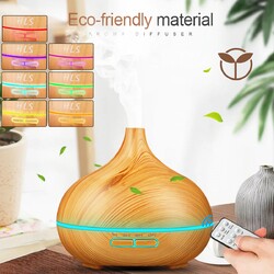Luftbefeuchter Ultraschall Aroma Duftöl Diffuser LED Humidifier Diffusor 500ML