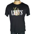 Levi's Vintage T-shirt in Cotone Logo Grande da Uomo Nero Regular Fit - Taglia L