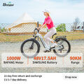 Damen eBike E-Mountainbike 26 Zoll Elektrofahrrad 48V 1000W Fatbike 840WH E-MTB