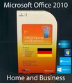 Microsoft Office Home and Business 2010 Vollversion Box PKC 32/64Bit Deutsch OVP