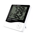 2x Digital Thermometer Hygrometer Raumthermometer Luftfeuchtigkeitsmesser Wecker