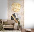 Fototapete Vlies Grafisch Marmor Steinoptik Beige Grau Gold 39850-1 (5,61€/1qm)