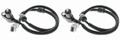 2X VEMO ABS-SENSOR RADDREHZAHL HINTEN passend für CITROËN EVASION JUMPY FIAT SCU