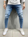 Herren Skinny Jeans Jeans Slim Fit Jeanshose Männer Hose Stretch Denim Pants.